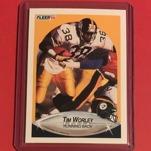 Tim Worley #153 1990 Fleer Football Trading Card